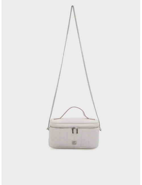 BAL QUILTED BEAUTY CASE ON CHAIN LİLA