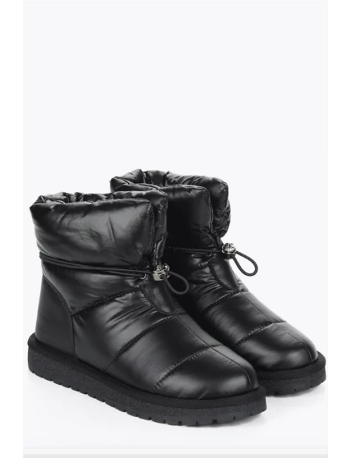 BİLEK LASTİK DETAYLI  ŞİŞME PARAŞÜT BOT SİYAH