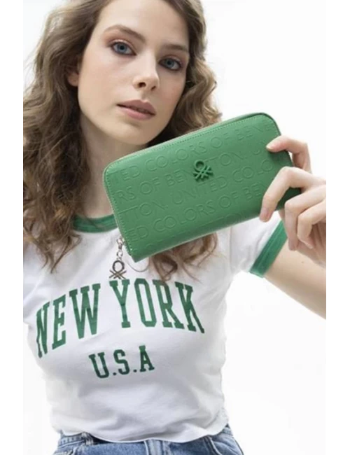 United Colors Of Benetton Kadın Cüzdan Bnt764 YEŞİL
