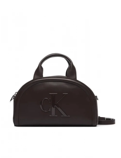 Calvin Klein Bold Dome Crosboddy KAHVE