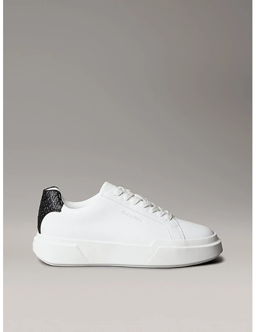 Calvin Klein Chunky Cupsole Laceup BEYAZ