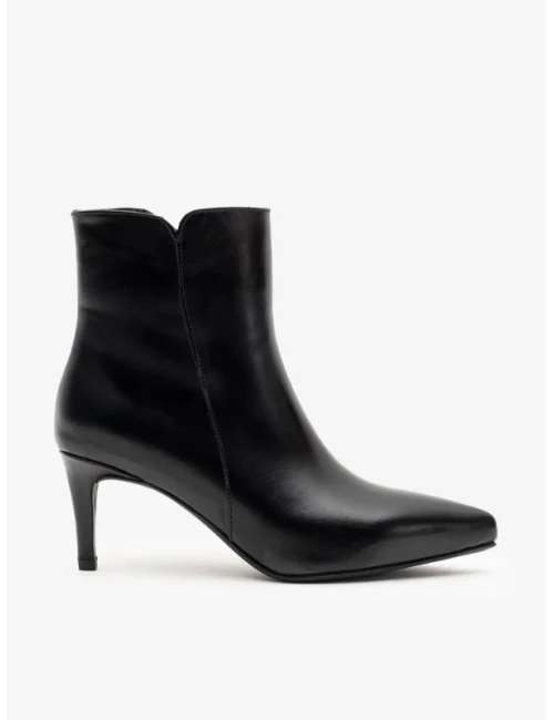 DERİ KADIN BOT SİYAH