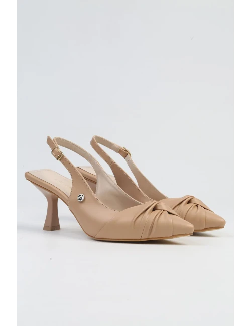 PİERRE CARDİN FİYONKLU TOPUKLU AYAKKABI