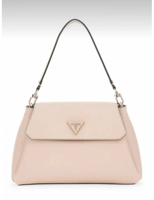 Guess SORA Kadın Marka Logolu Omuz Çantası PUDRA