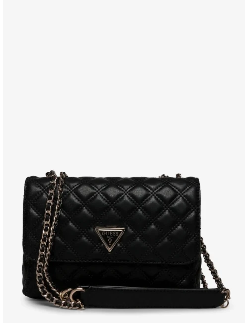 Guess Spark Micro Mini Siyah Omuz Çantası SİYAH