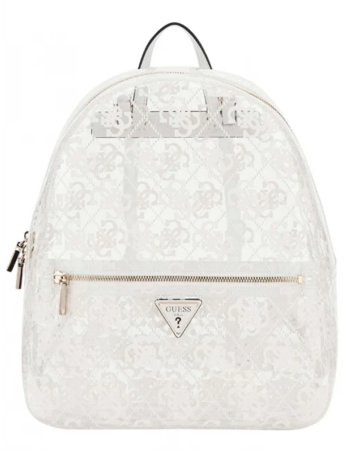Guess Tuana Şeffaf Sırt Çanta BEYAZ