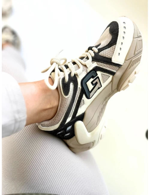 İTHAL TABAN SÜET DERİ SNEAKER BEJ