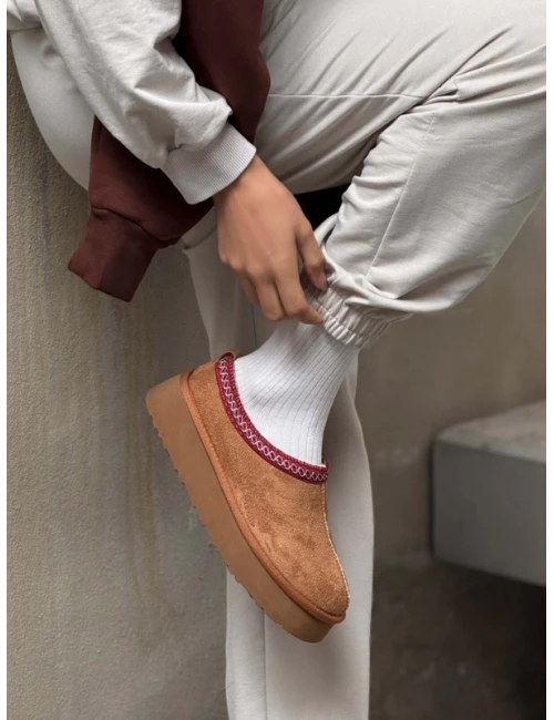 KALIN TABAN KÜRKLÜ TERLİK TABA