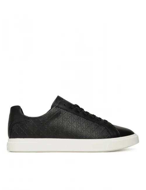 Calvin Klein Low Pro Cubs Laceup Lth Aop SİYAH