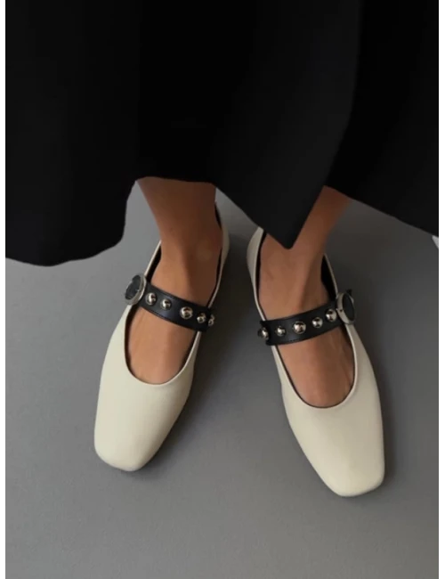 METAL DETAYLI BABET KREM