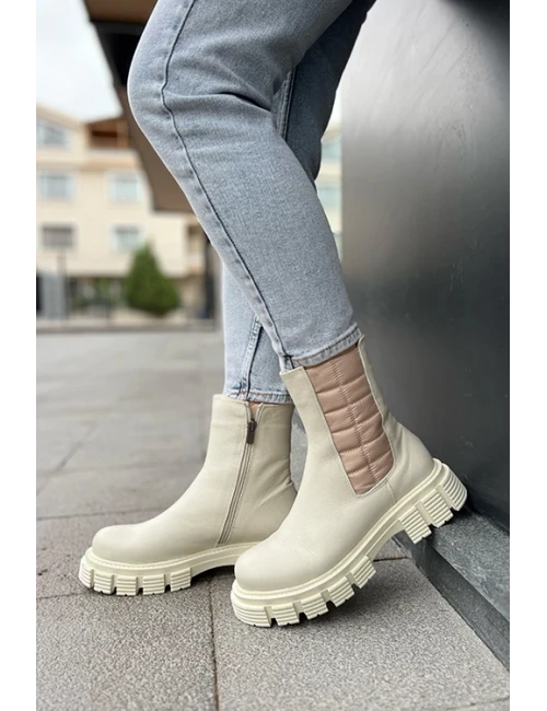 PARAŞÜT DETAYLI  CHELSEA BOT BEJ