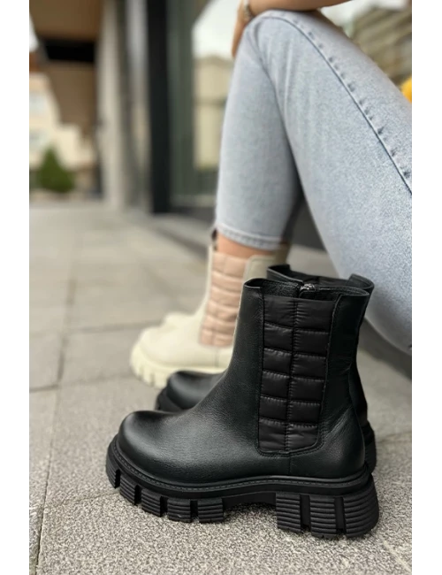 PARAŞÜT DETAYLI  CHELSEA BOT SİYAH