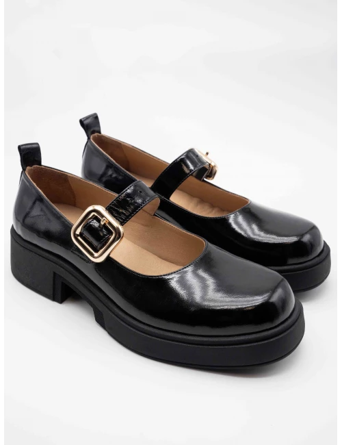 RUGAN DERİ KOLEJ LOAFER SİYAH