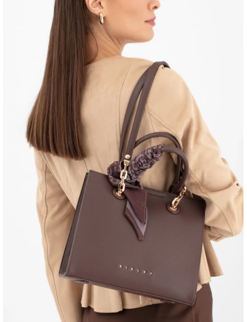 Sisley Kadın Çanta KAHVE-BORDO