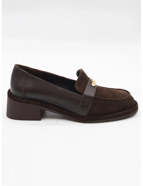 SÜET DERİ LOAFER KAHVE