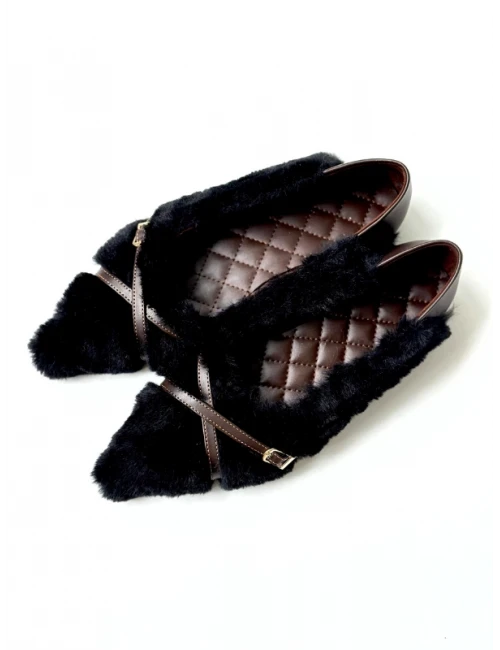 TOKA DETAY PELUŞ BABET SİYAH