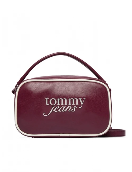 Tommy Hilfiger Bold Scrıpt Camera Bag BORDO