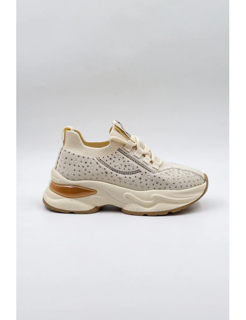 TRİKO ÖRGÜ KADIN SPOR BEJ