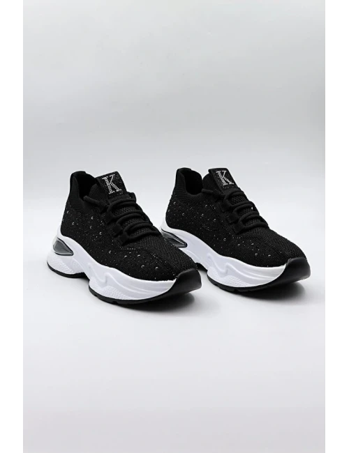 TRİKO ÖRGÜ KADIN SPOR SİYAH