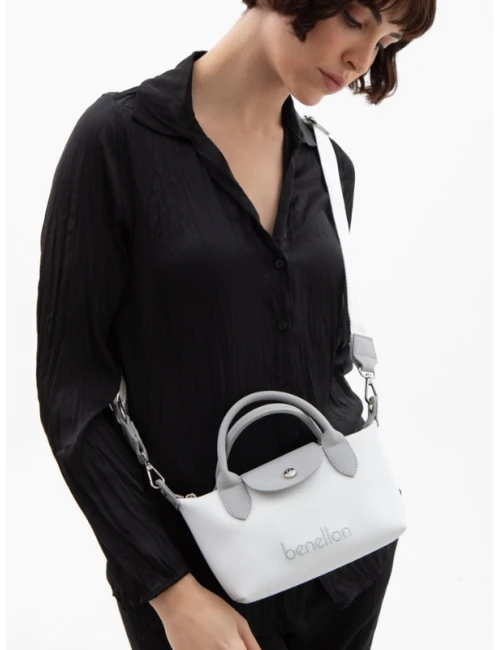 United Colors Of Benetton Kadın Çanta BEYAZ-GRİ