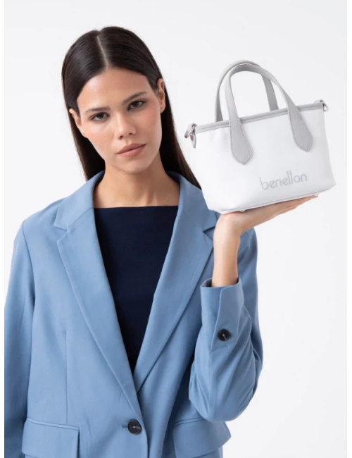 United Colors Of Benetton Kadın Çanta BEYAZ-GRİ