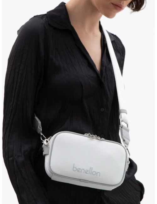 United Colors Of Benetton Kadın Çanta BEYAZ-GRİ