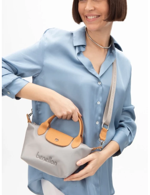 United Colors Of Benetton Kadın Çantası BNT1360 GRİ-CAMEL