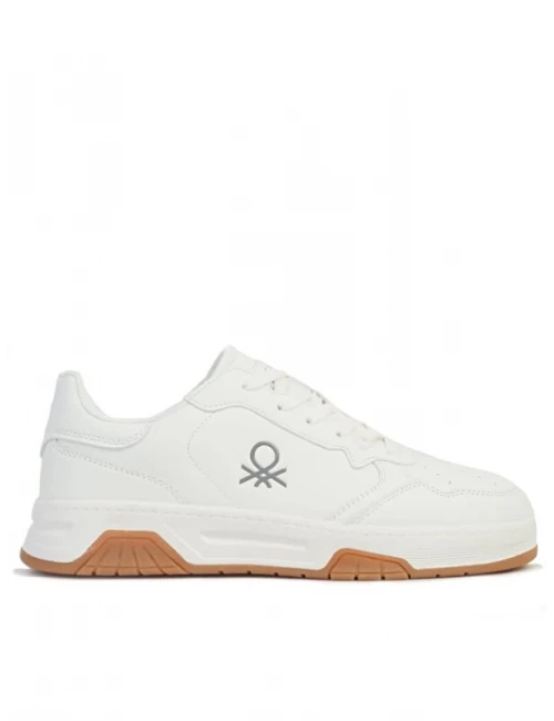 United Colors Of Benetton Yan Logo Detay Sneakers BEYAZ