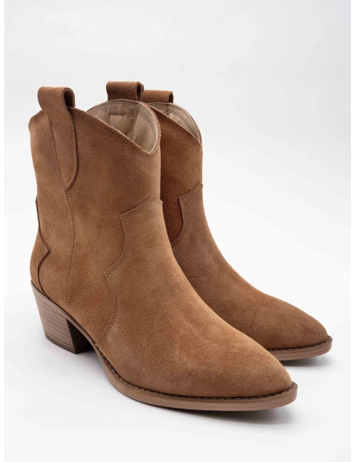 WESTERN SÜET DERİ BOT TABA