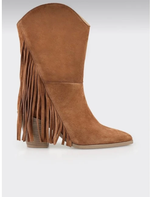 WESTERN SÜET DERİ CAMEL