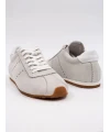 SÜET DERİ SNEAKER BEYAZ