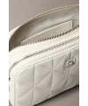 Calvin Klein Quılted Double Zıp Camera Bag BEYAZ
