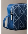 Calvin Klein Emblem Aop Denim Camera Bag DENİM
