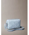 Calvin Klein Emblem Aop Denim Camera Bag BUZ MAVİSİ