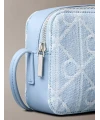 Calvin Klein Emblem Aop Denim Camera Bag BUZ MAVİSİ