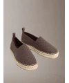 Calvin Klein Oblique Espadrılle KAHVE