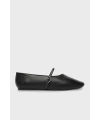 Calvin Klein Oblıque Ballerına Mj Lth SİYAH