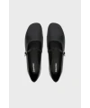 Calvin Klein Oblıque Ballerına Mj Lth SİYAH