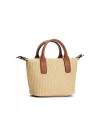 Tommy Hilfiger Popette Mıcro Tote Raffıa BEJ-KAHVE