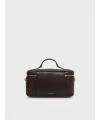 Calvin Klein Bal Quilted Beauty Case On Chain  KAHVE