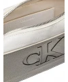 Calvin Klein Bold CK Outline Camera Bag BEYAZ