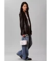 Calvin Klein Bold CK Outline Camera Bag BEYAZ