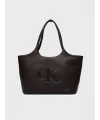 Calvin Klein Bold Ck Shopper KAHVE