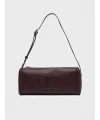 Calvin Klein Bold Ck Slouchy Shoulder Bag  BORDO