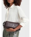 Calvin Klein Bold Ck Slouchy Shoulder Bag  BORDO