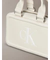 Calvin Klein Bold Elongated Mini Tote BEYAZ