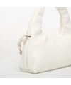 Calvin Klein Emblem Aop Puffer Bag BEYAZ