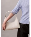 Calvin Klein Foil Logo Shoulder Bag BEYAZ