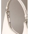 Calvin Klein Foil Logo Shoulder Bag BEYAZ