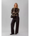 Calvin Klein Foil Logo Small Shoulder Bag SİYAH